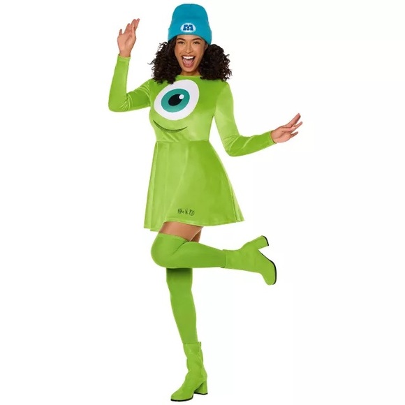 Disney Mike Wazowski Dress Costume - Monsters Inc Size Large - Picture 1 of 8